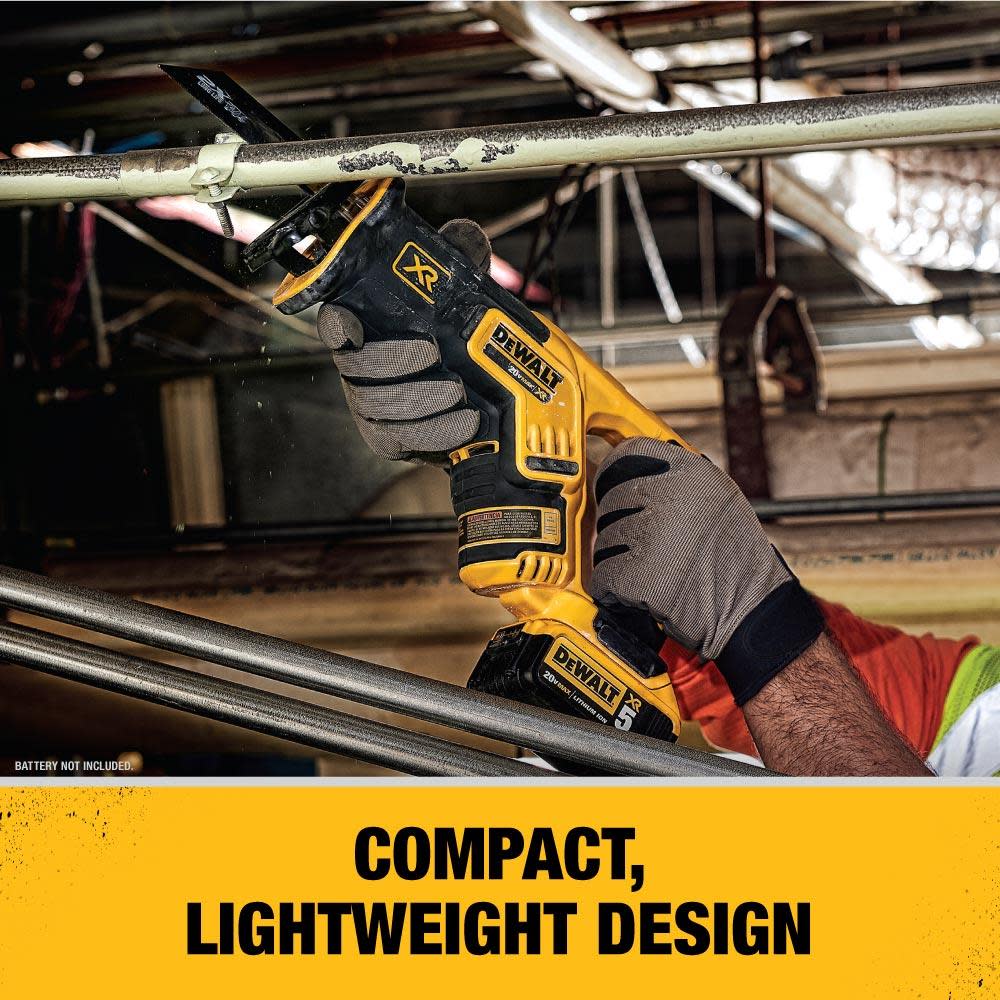 DEWALT 20V MAX Compact Reciprocating Saw & Premium XR Battery 2pk Bundle - Flockneti
