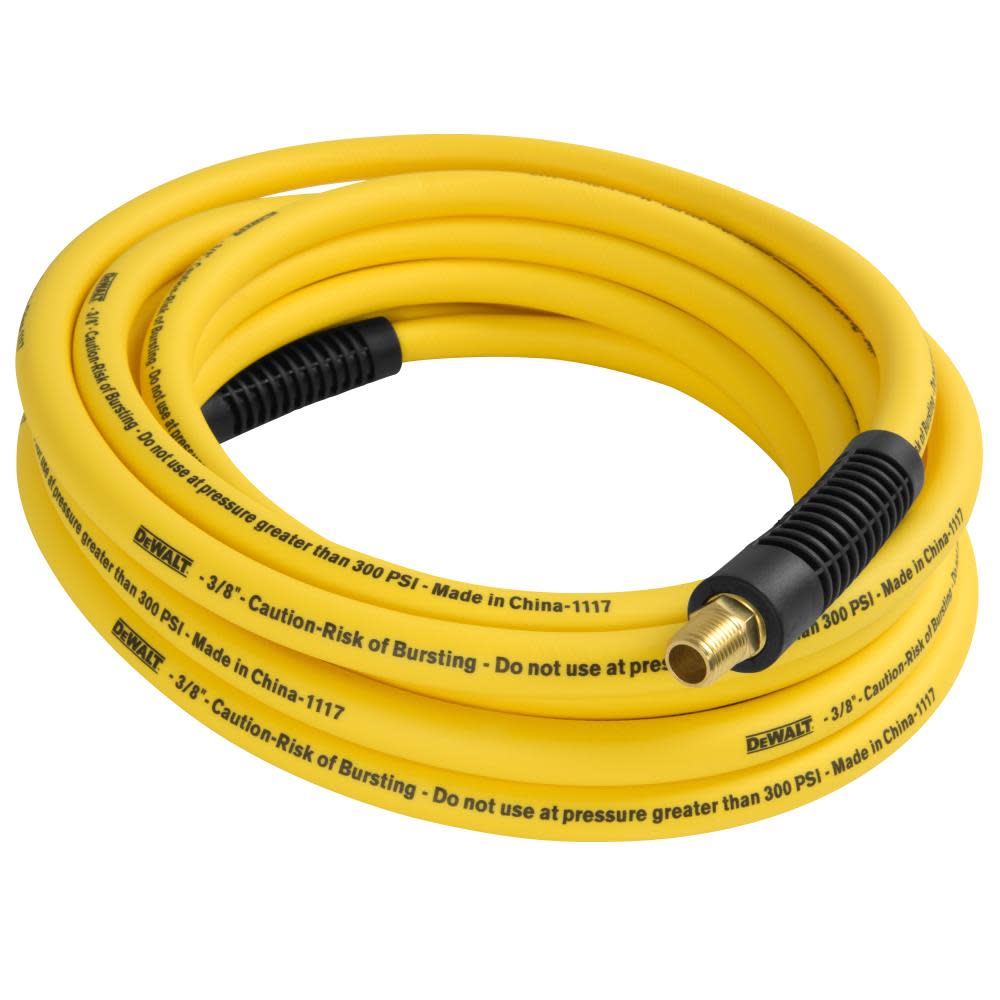 DEWALT 3/8 in. x 50 ft. Premium Hybrid Air Hose - Flockneti