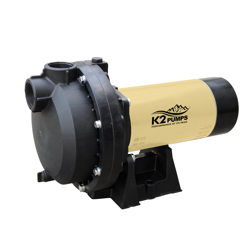 K2 Pumps Sprinkler Pump 1 1/2 HP Dual Voltage - Flockneti