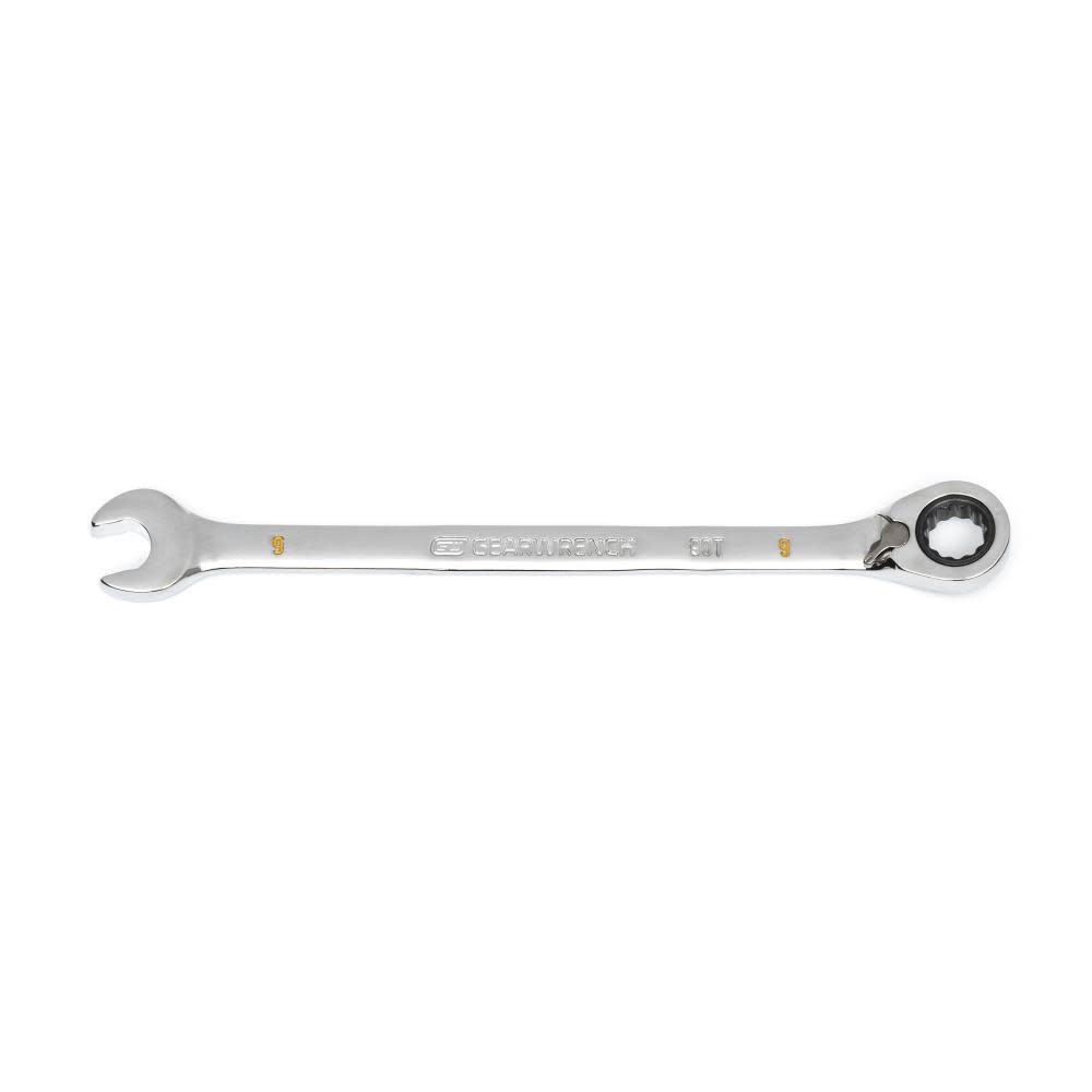 GEARWRENCH Ratcheting Wrench 9mm 90 Tooth 12 Point Reversible - Flockneti