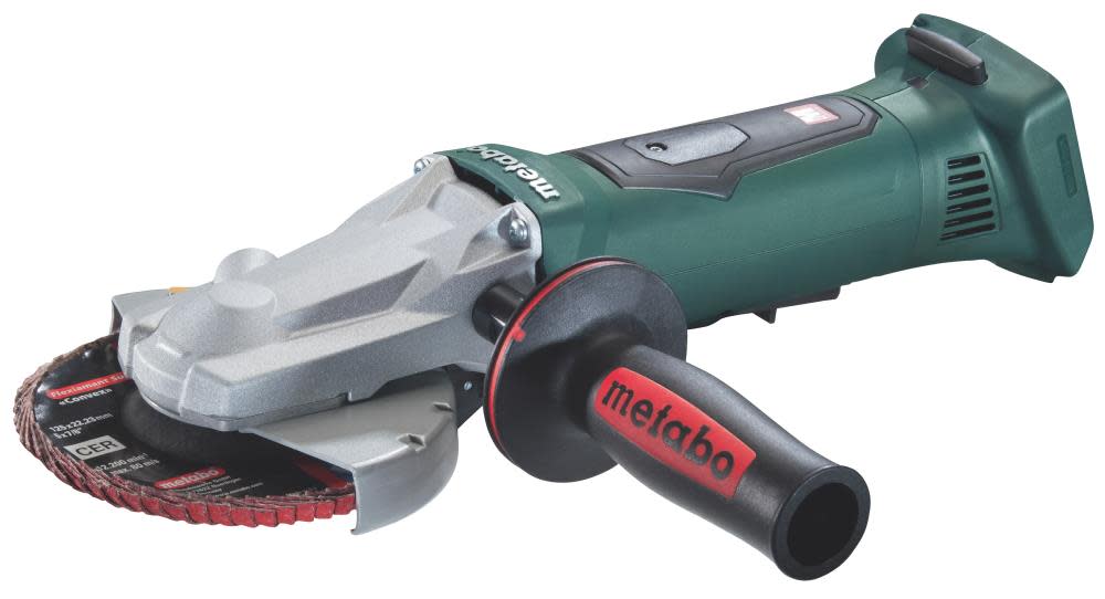 Metabo WPF18125LTX 5 In. 18V Cordless Flat Head Angle Grinder Bare Tool - Flockneti