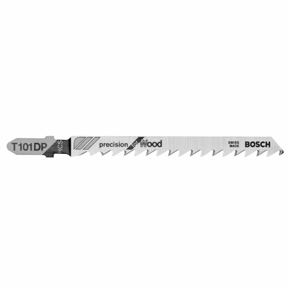 Bosch 5 pc. 4 In. 6 TPI Precision for Wood T-Shank Jig Saw Blades - Flockneti