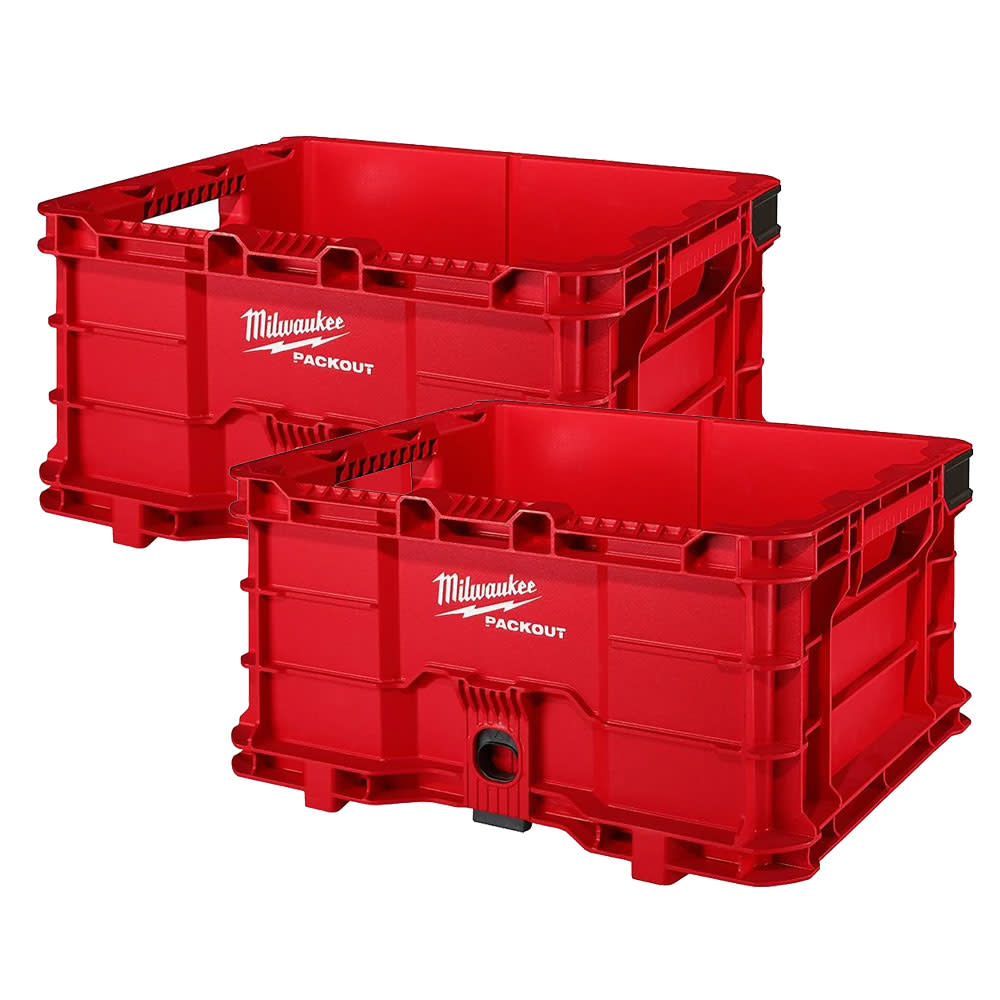 Milwaukee PACKOUT Crate 2 Pack - Flockneti