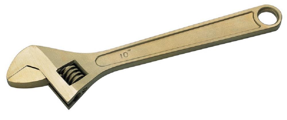 CS Unitec Non Sparking 10″ Adjustable Wrench - Flockneti