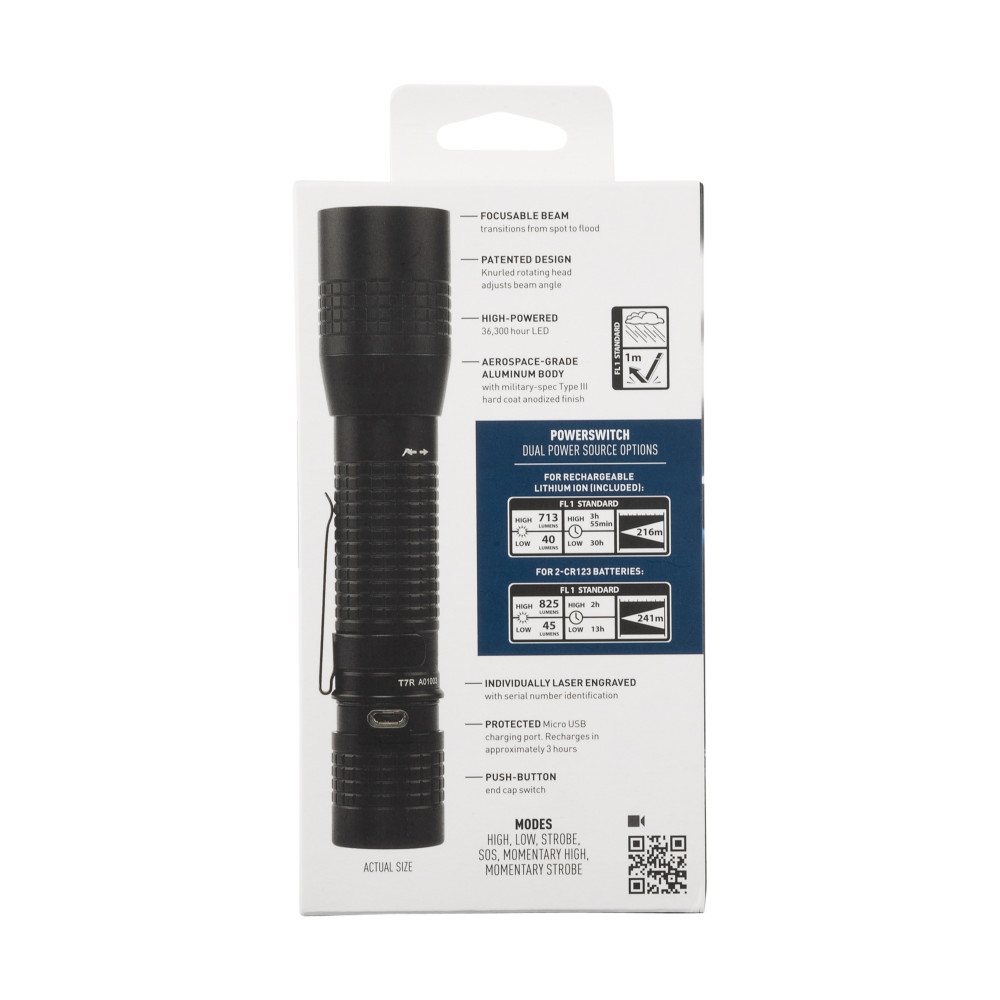 Nite Ize INOVA T7R PowerSwitch Focusing Flashlight Rechargeable - Flockneti