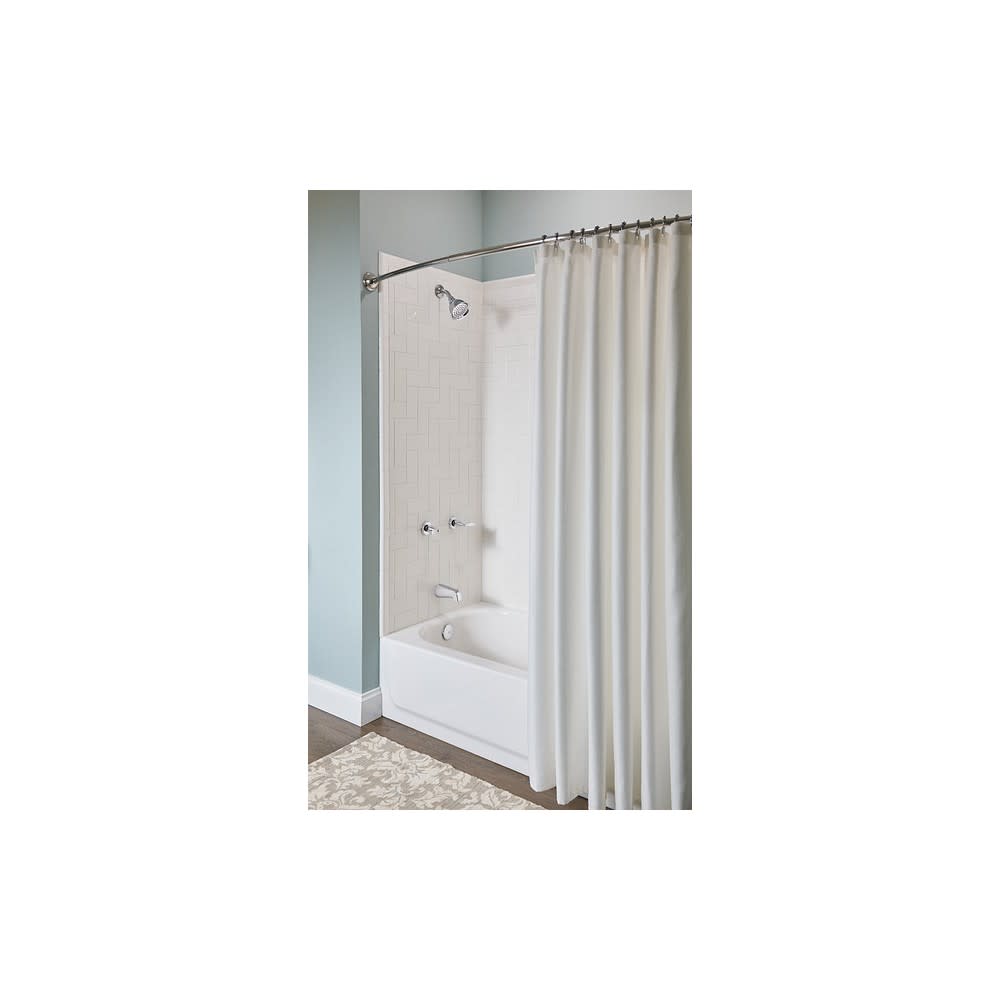 Moen Shower Rod Chrome 72″ Adjustable Curved - Flockneti
