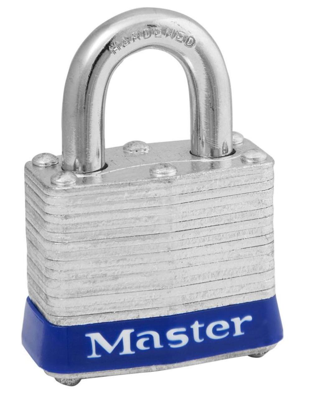 Master Lock 1-9/16 In. (40mm) Wide Laminated Steel Pin Tumbler Padlock Universal Pin – 3UP - Flockneti