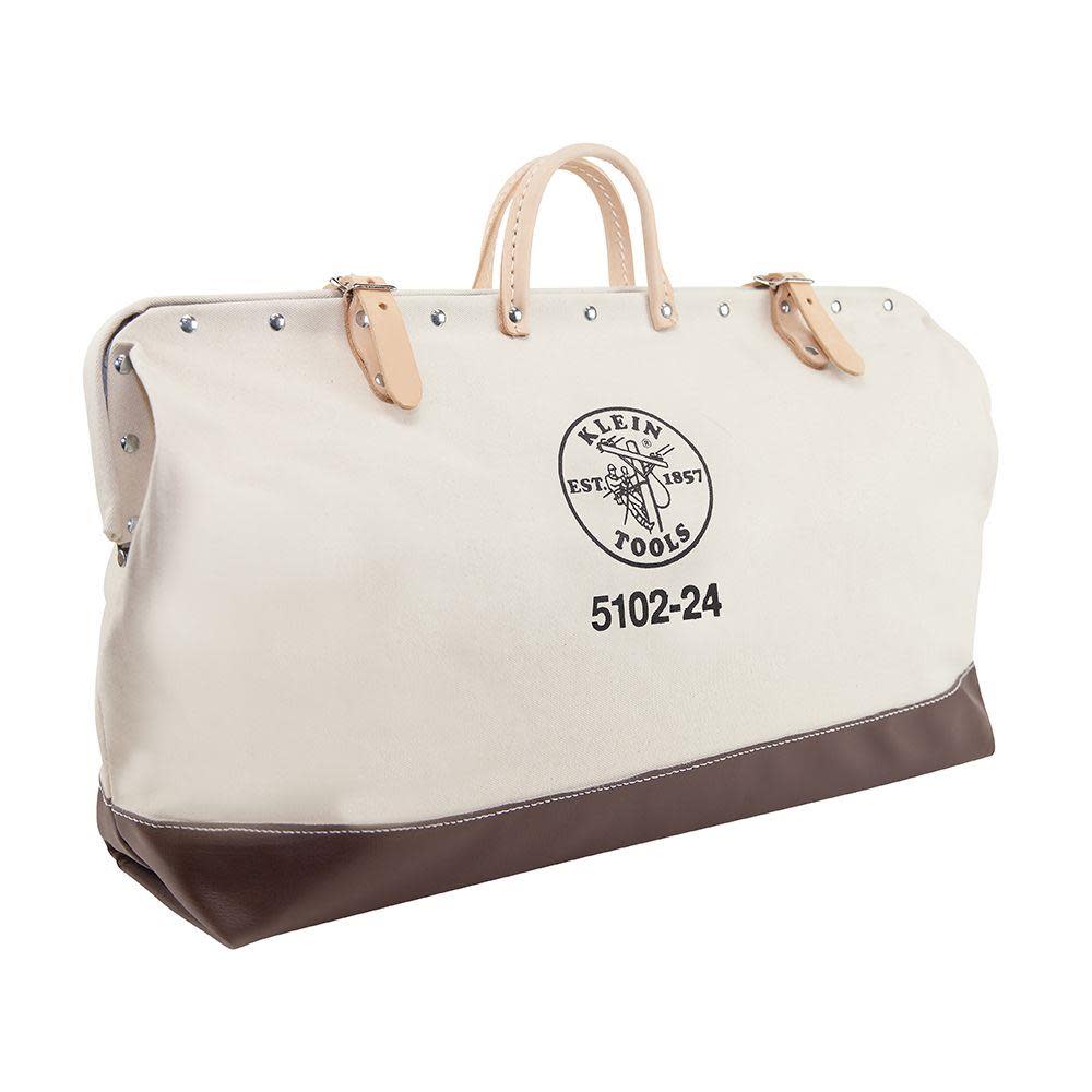 Klein Tools 24″ (610 mm) Canvas Tool Bag - Flockneti