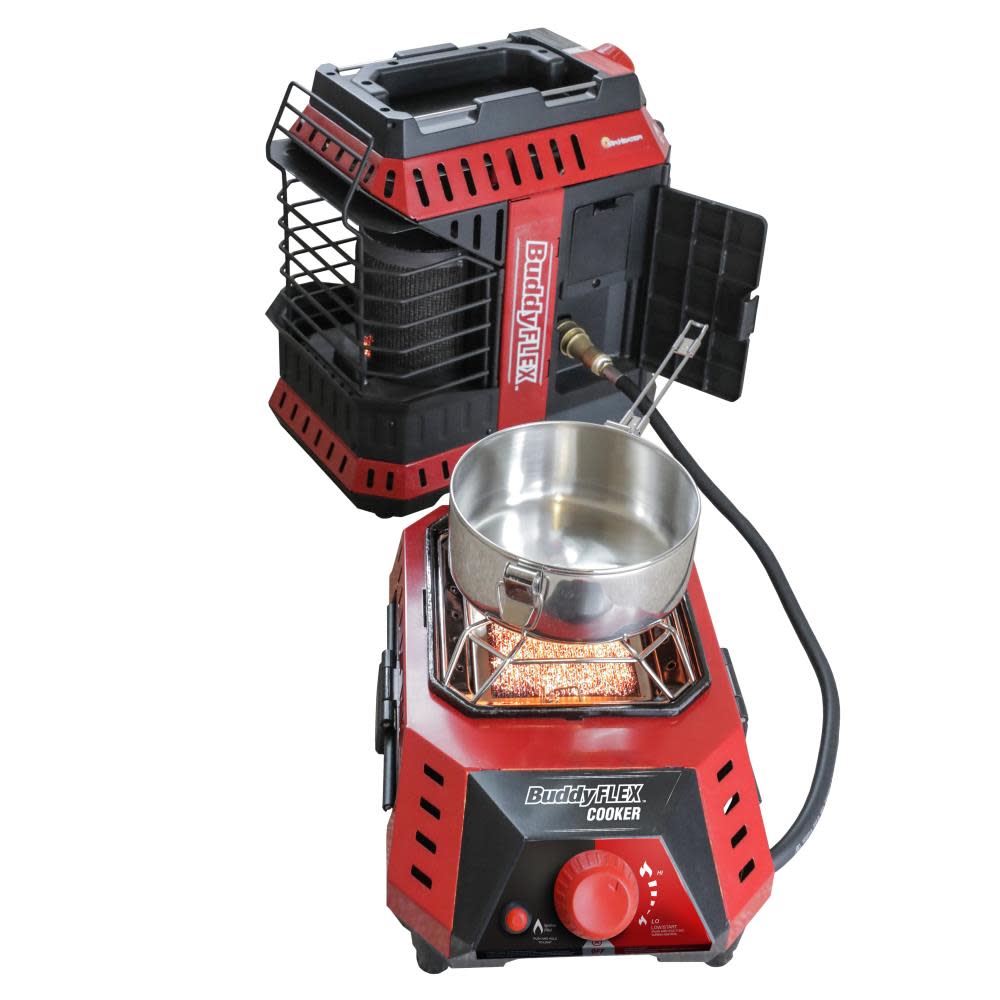 Mr Heater Buddy FLEX Heater Refurbished with Cooker & Gear Bag Bundle - Flockneti