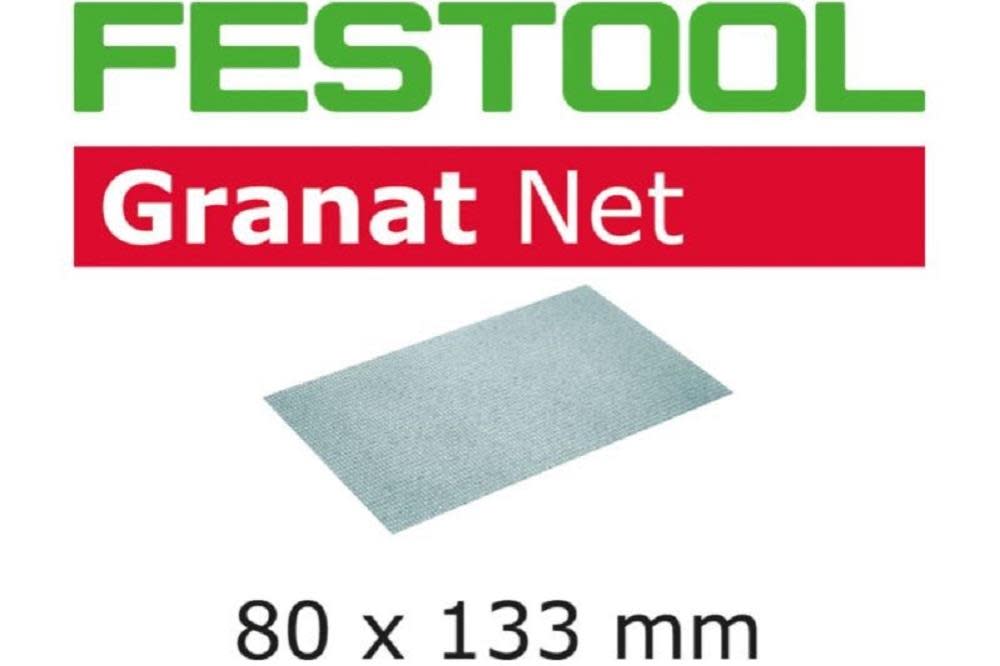 Festool Granat 80 x 133 mm P80 – 50x - Flockneti