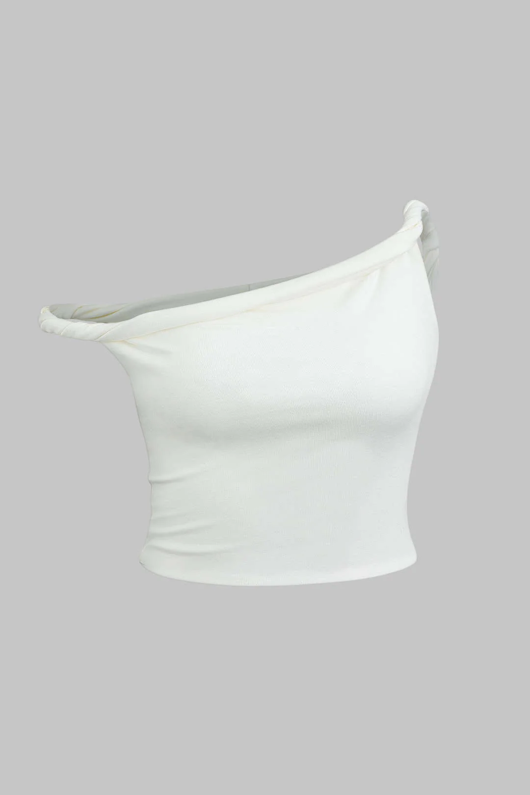 Plus Size Asymmetrical Twist Knot T-Shirt - Flockneti
