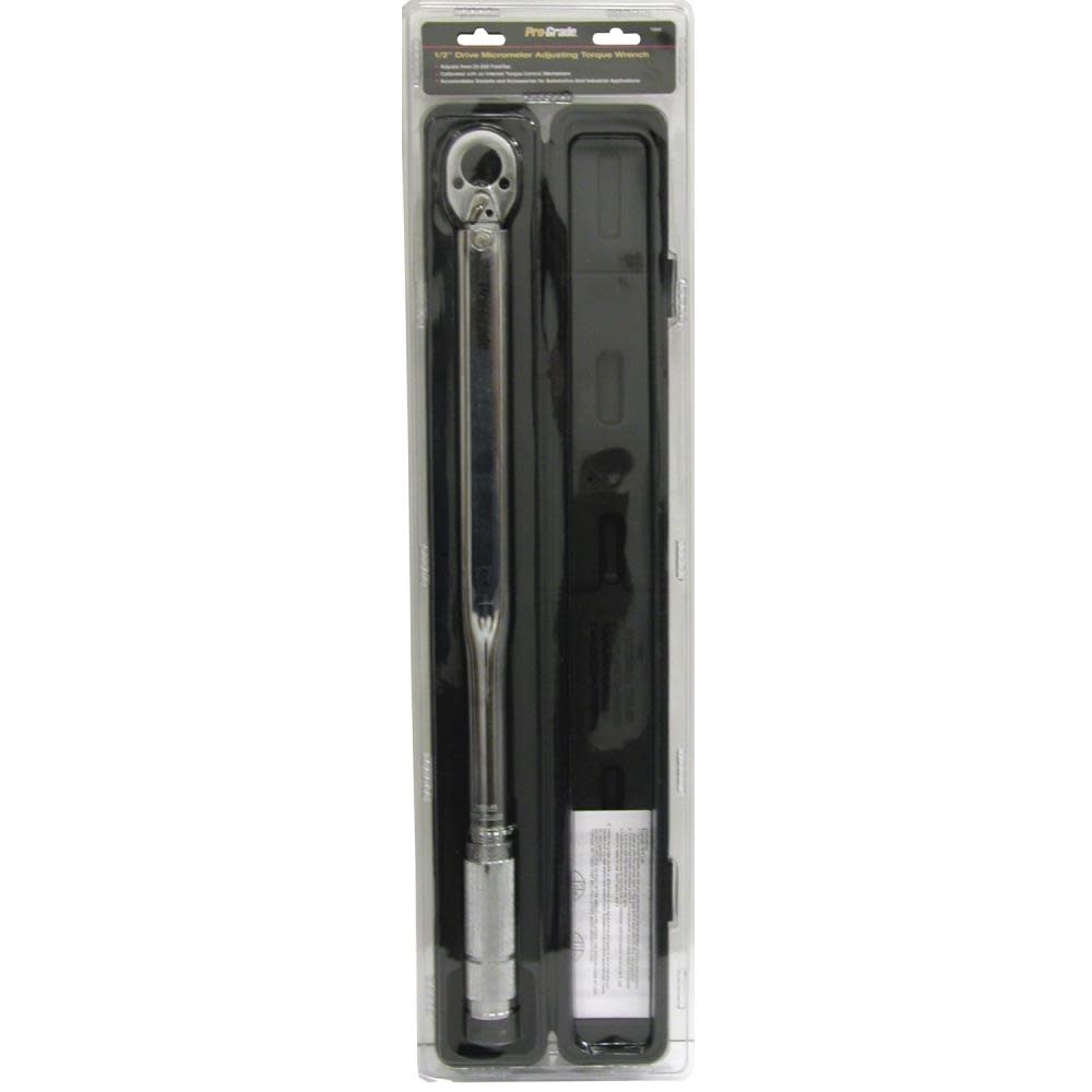 Allied International Prograde Micrometer Adjusting Torque Wrench 1/2In Drive - Flockneti