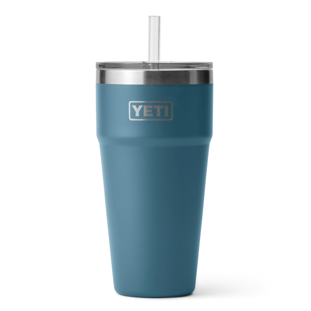 Yeti Rambler 26oz Stackable Cup with Straw Lid Nordic Blue - Flockneti