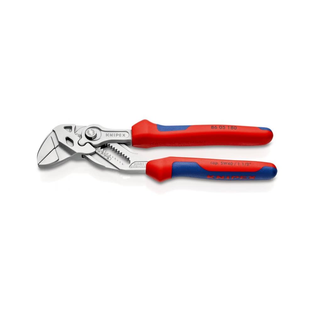 Knipex Chrome Plated Head Pliers Wrench 180mm - Flockneti