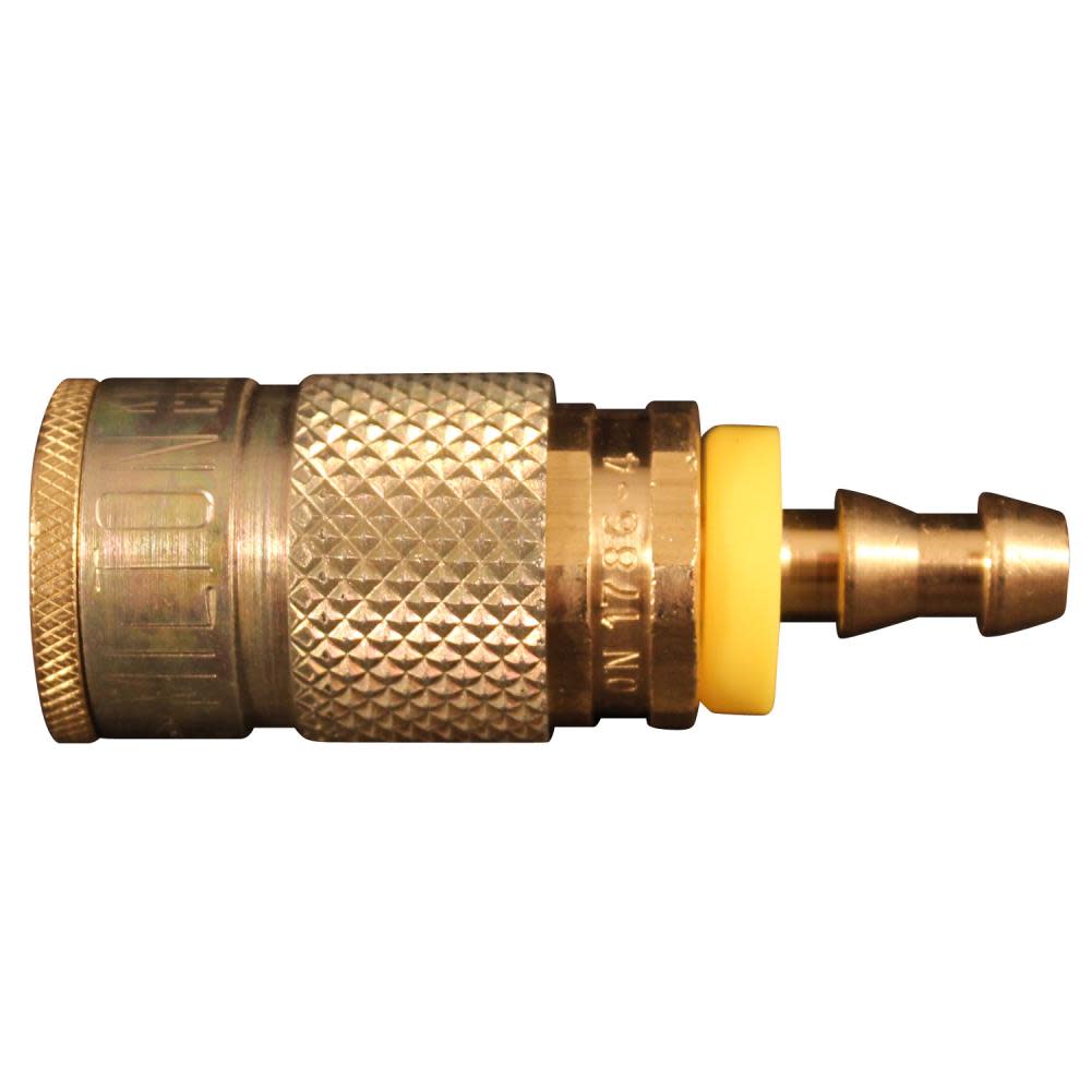Milton 1786-4 1/4″ Hose Barb T Style Push On and Lock Coupler - Flockneti