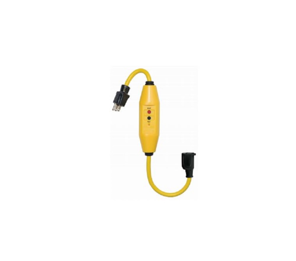 Tower Mfg In-Line GFCI with 1 Outlet and 18 In. Cord - Flockneti