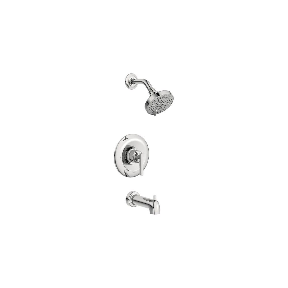 Moen Gibson Spray Head 1 Handle Tub/Shower Faucet Chrome 4.5″ - Flockneti
