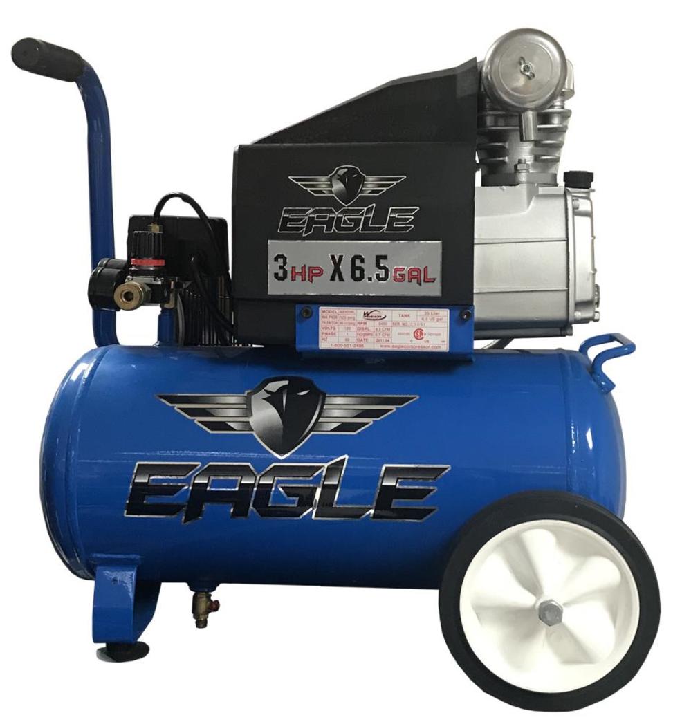 Eagle Compressor 6.5 Gallon Portable Electric Air Compressor - Flockneti