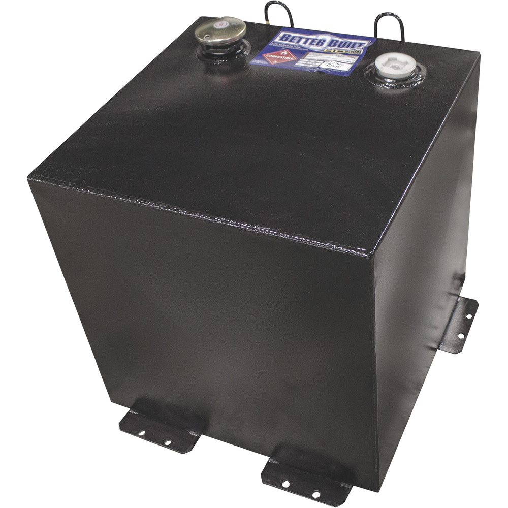 Better Built 50 Gallon HD Series Square Transfer Tank STEEL GLOSS BLACK - Flockneti