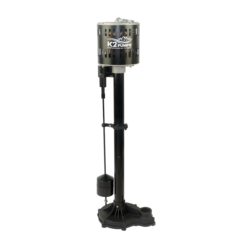 K2 Pumps Sump Pump Thermoplastic Pedestal 1/3 HP - Flockneti