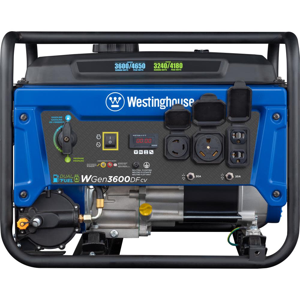 Westinghouse Outdoor Power Dual Fuel Portable Generator with CO Sensor - Flockneti