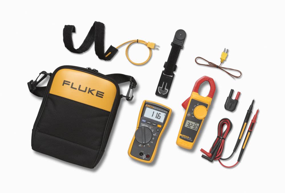 Fluke 116/323 HVAC Combo Kit – Includes Multimeter and Clamp Meter - Flockneti