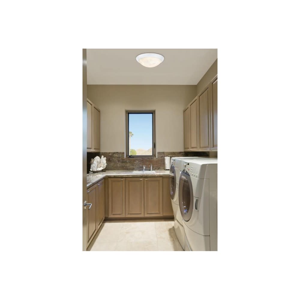 Westinghouse 11″ White LED Flush Mount Ceiling Light Fixture - Flockneti