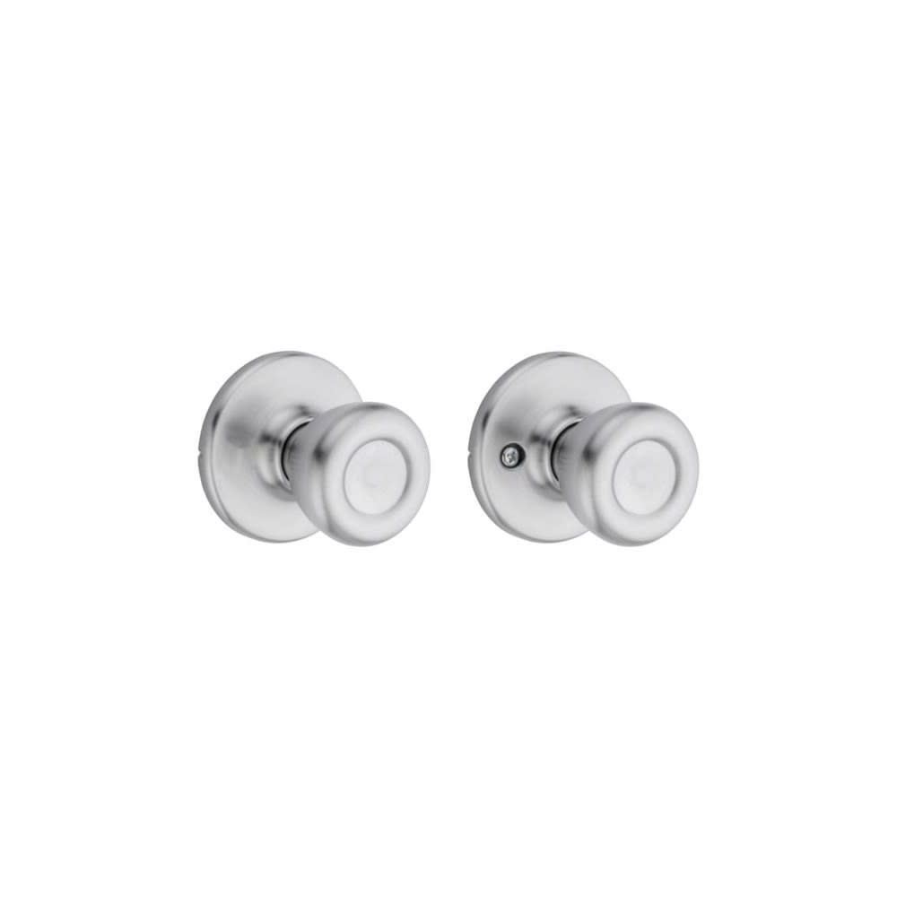 Kwikset Satin Chrome Hall/Closet Tylo Passage Door Knob Set - Flockneti