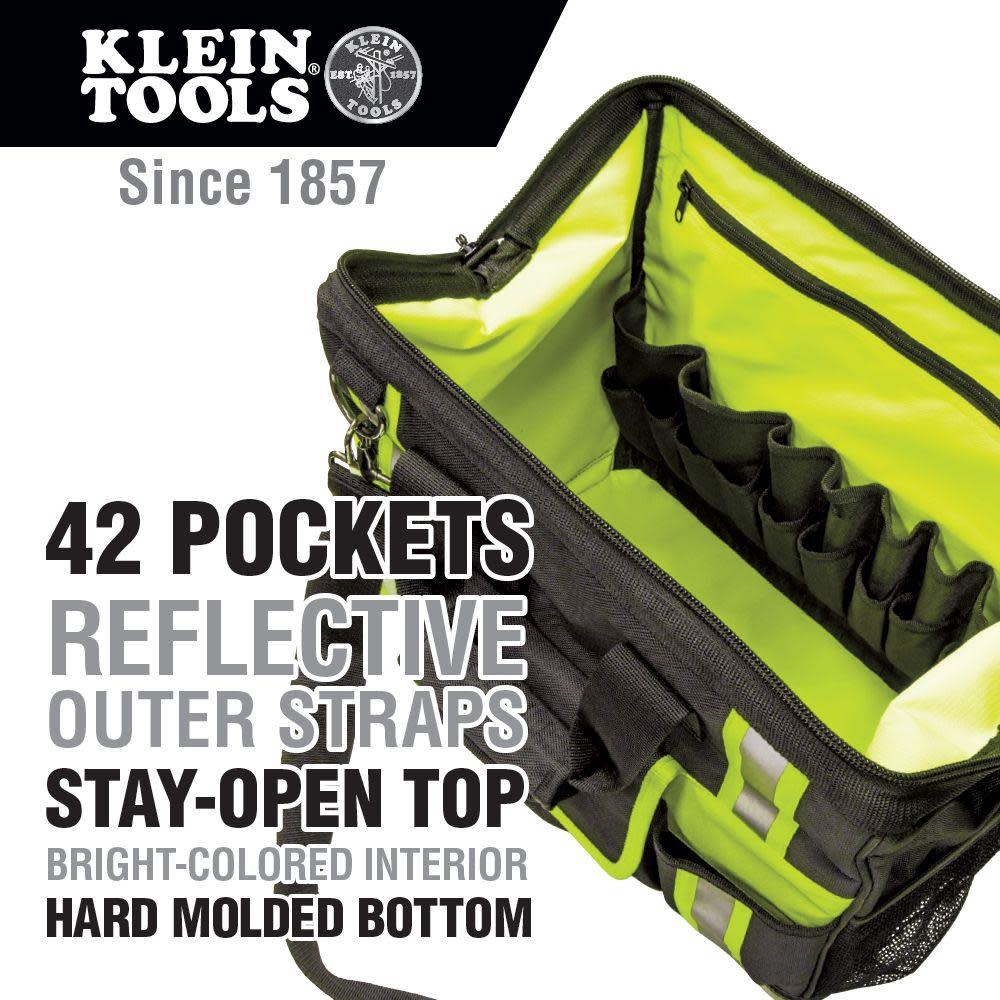 Klein Tools High Visibility Tool Bag - Flockneti