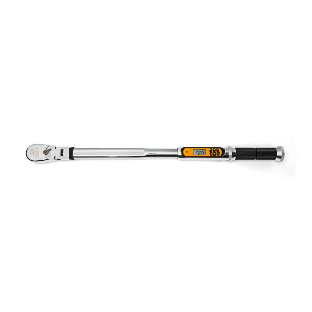GEARWRENCH 1/2″ Drive 120XP Flex Head Electronic Torque Wrench with Angle - Flockneti