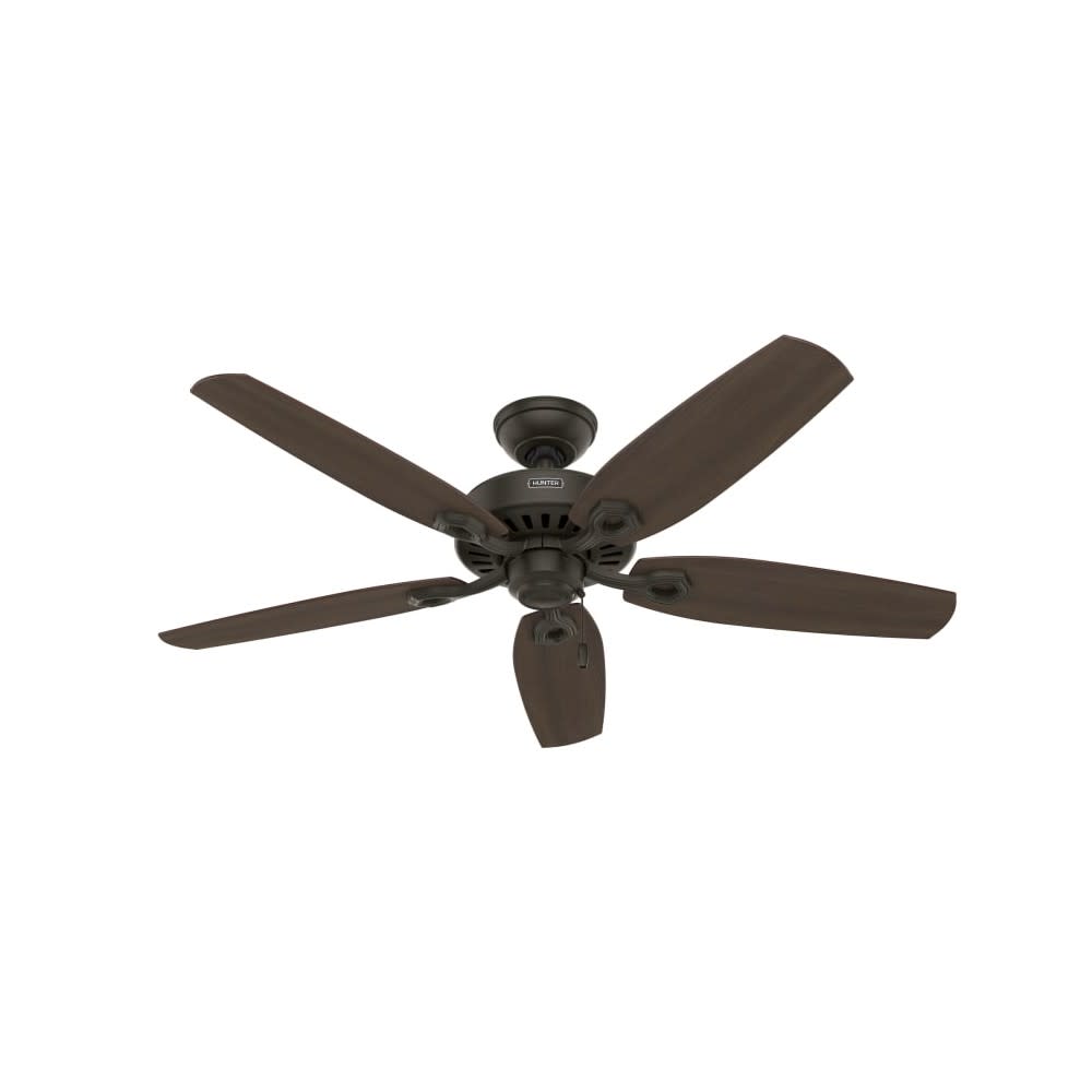 Hunter Fan Builder Deluxe Ceiling Fan 52″ Bronze Brazilian Cherry - Flockneti