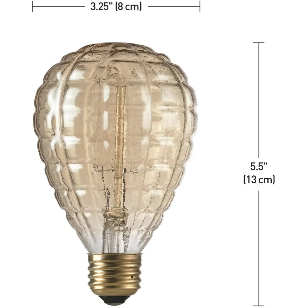 Globe Electric Designer Granada Incandescent Light Bulb 40W - Flockneti