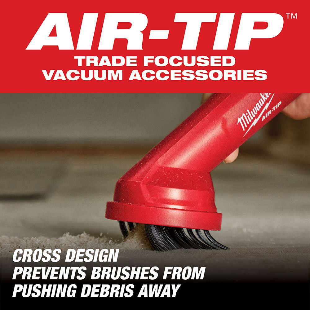 Milwaukee AIR-TIP Cross Brush Tool - Flockneti