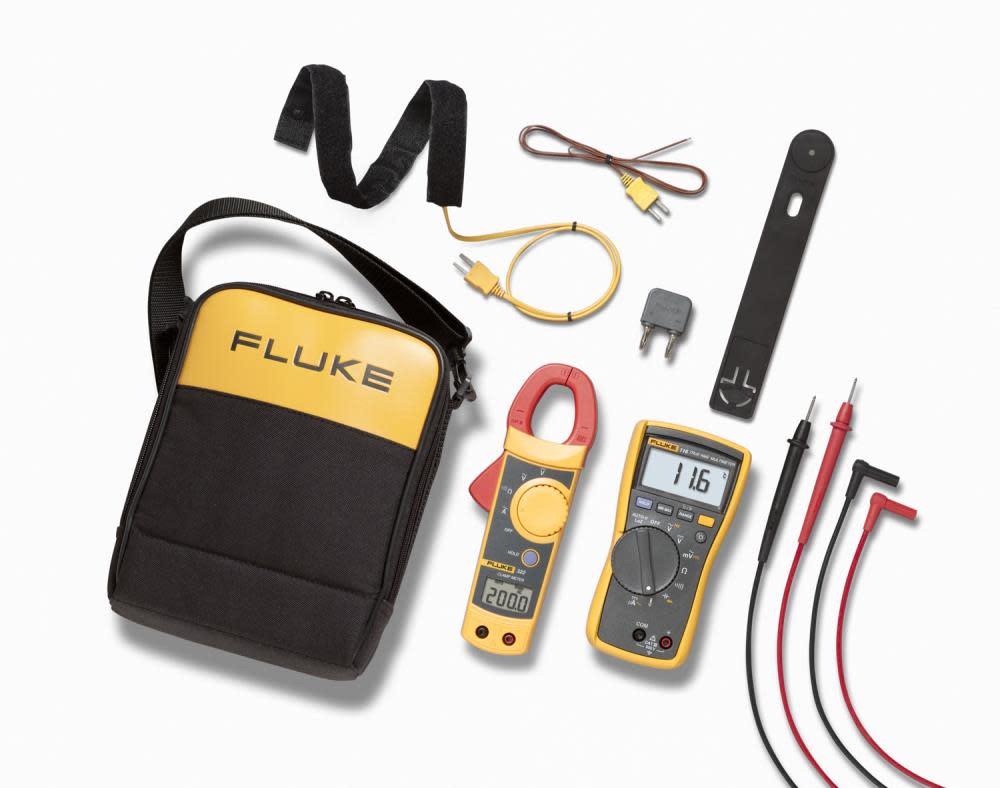 Fluke 116/323 HVAC Combo Kit – Includes Multimeter and Clamp Meter - Flockneti