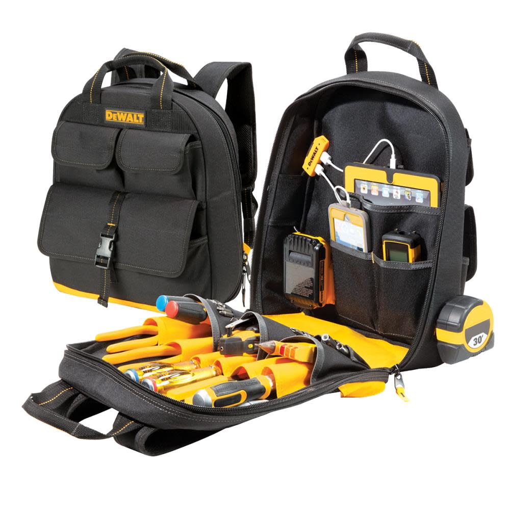 DEWALT USB Charging Tool Backpack - Flockneti