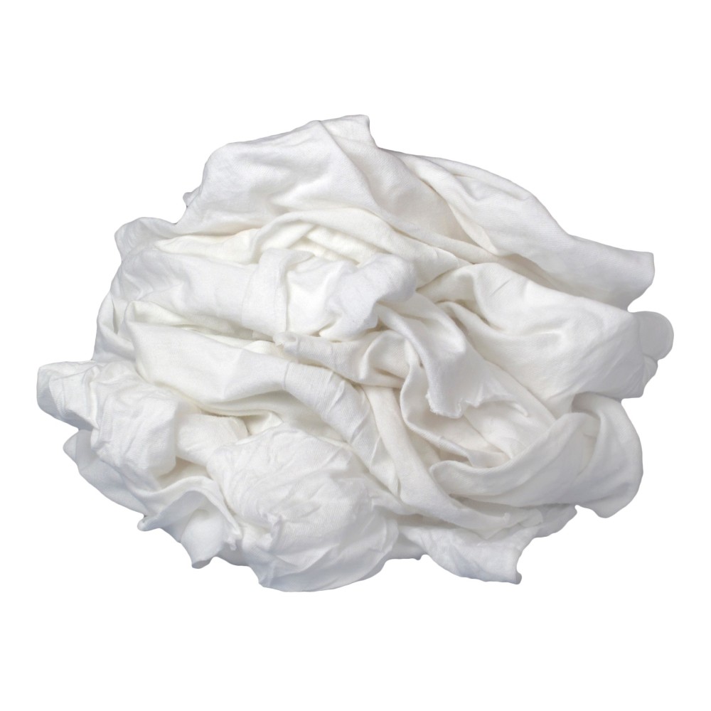 Buffalo Industries New Bleached Knits Cloth Rag 4 Lb Box - Flockneti