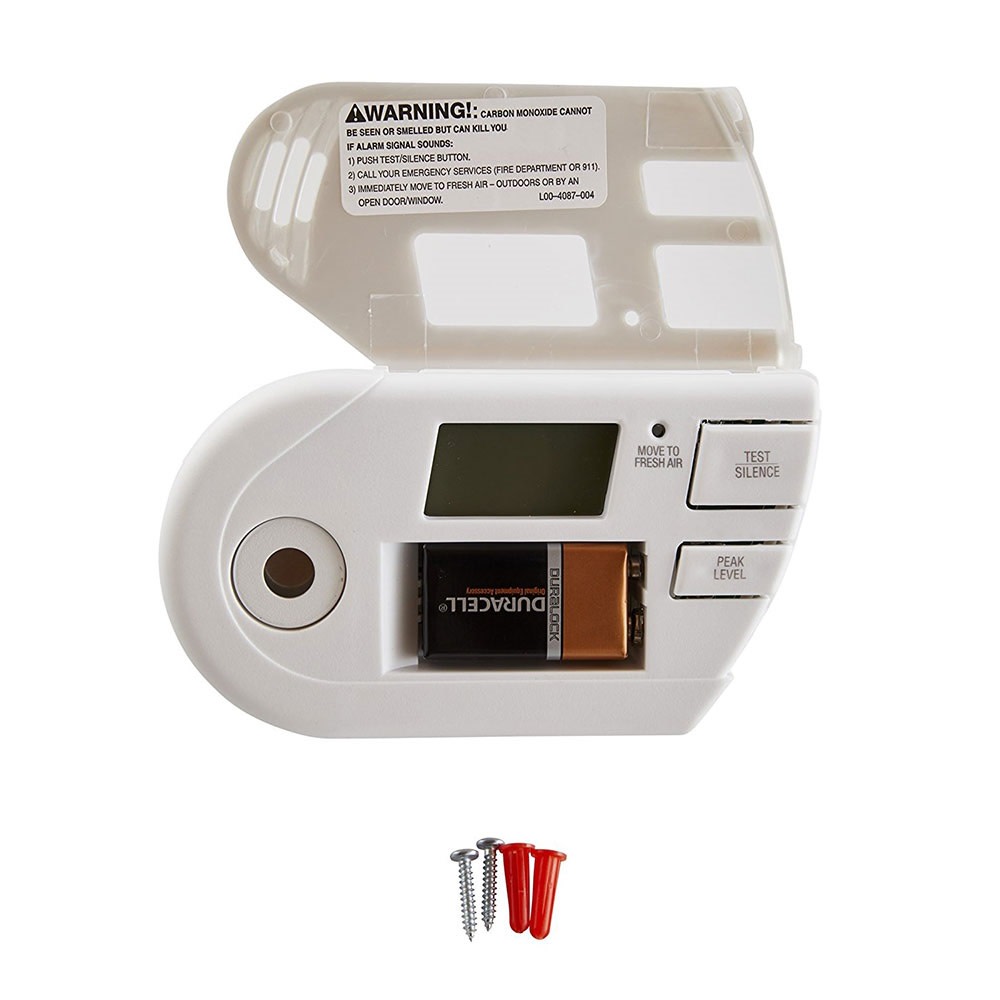 First Alert Combination Explosive Gas and Carbon Monoxide Alarm with Backlit Digital Display - Flockneti