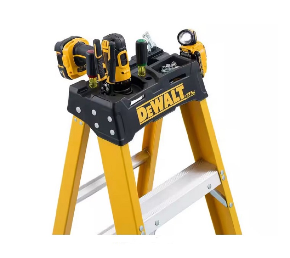 DEWALT Stepladder Type IAA 375lb Rated FG 10′ - Flockneti