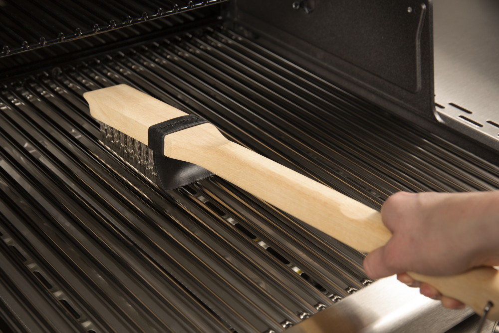 Broil King Heavy Duty Extra Long Stainless Steel Bristle Grill Brush - Flockneti