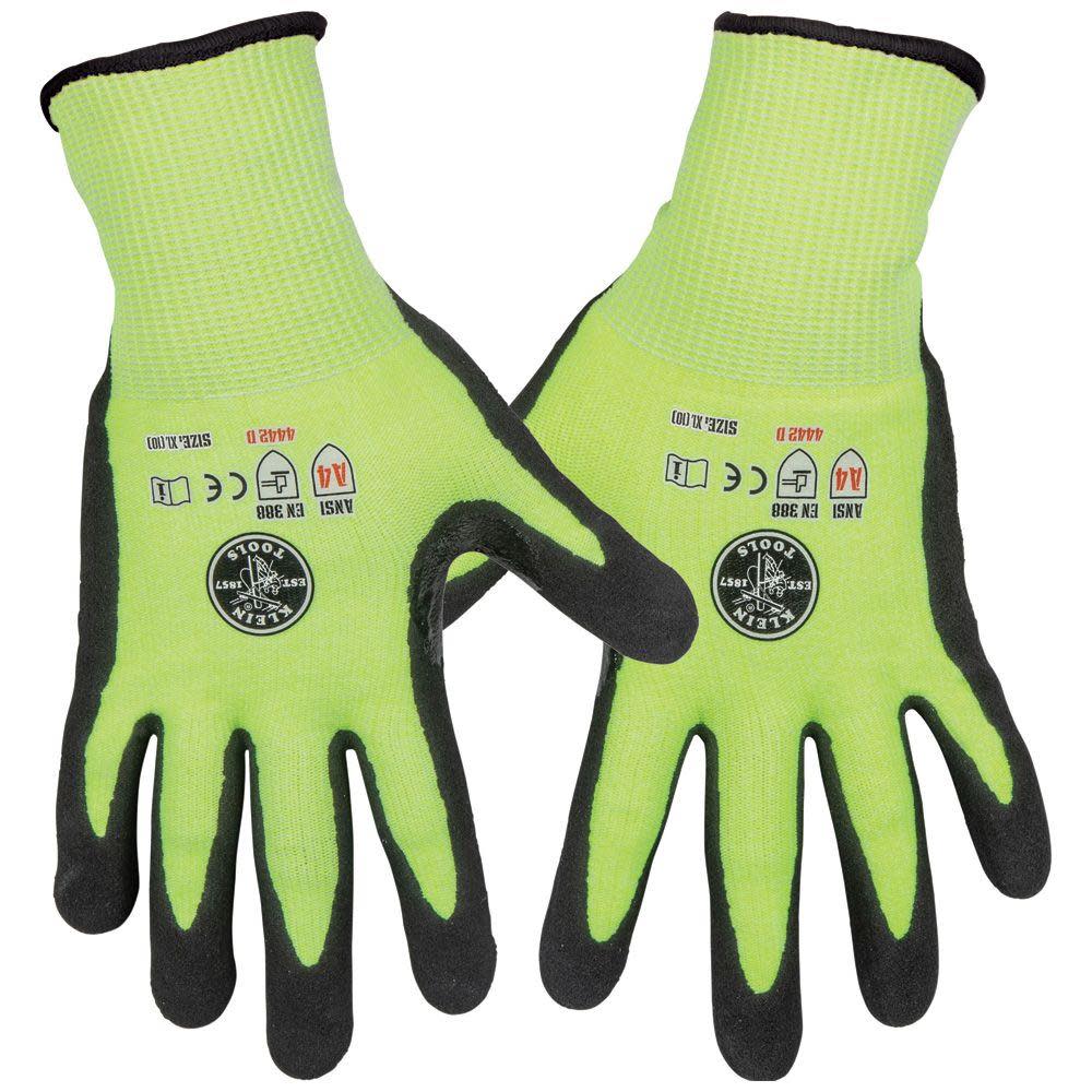 Klein Tools 2-Pair of Work Gloves Cut Level 4 Touchscreen – X-Large - Flockneti