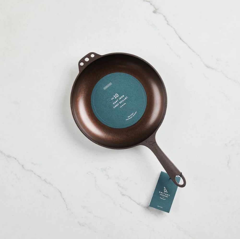 Smithey Ironware No. 10 Chef Skillet Cast - Flockneti