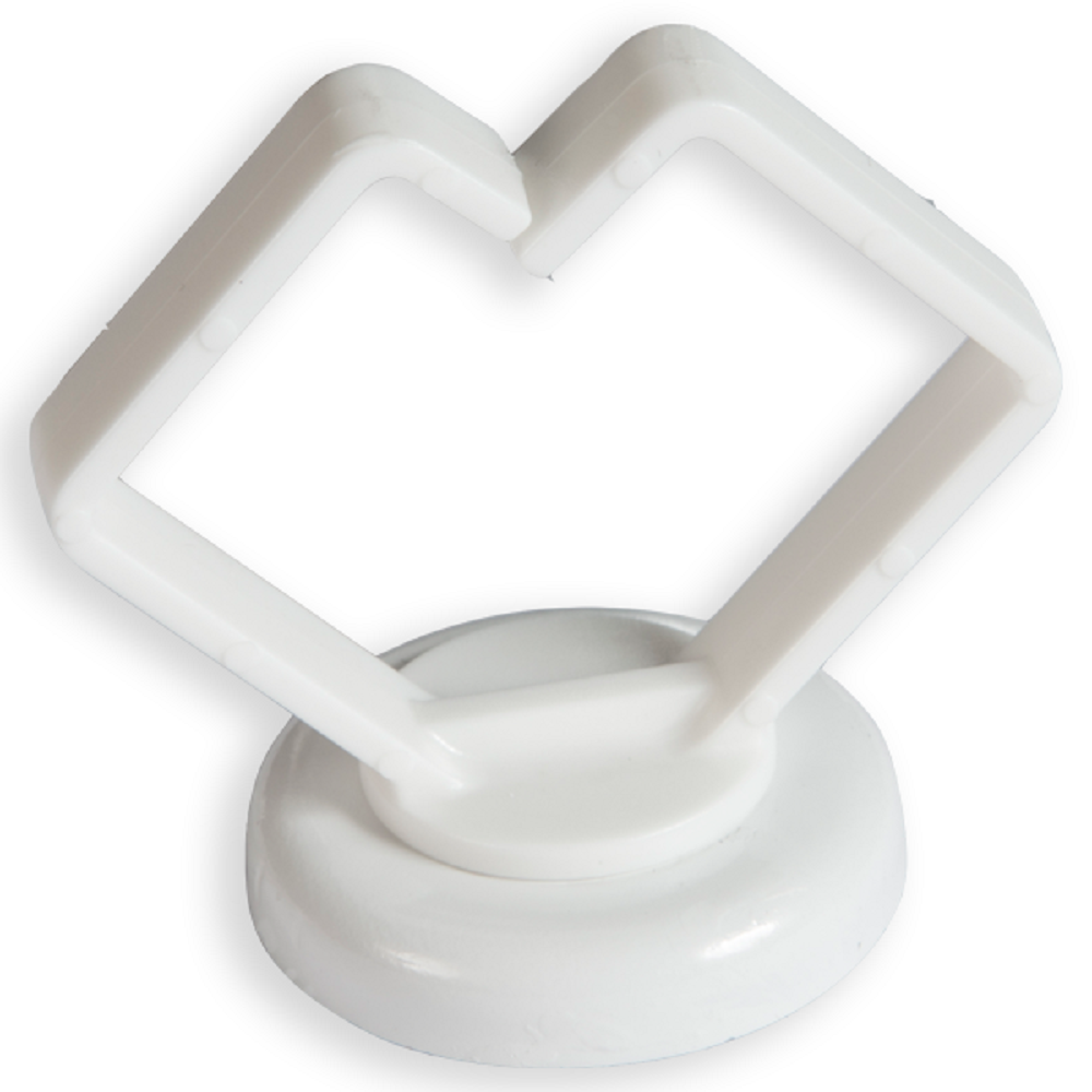 Rack-A-Tiers Mag Daddy Magnetic Cable Holder White 1/2″ 10pk - Flockneti