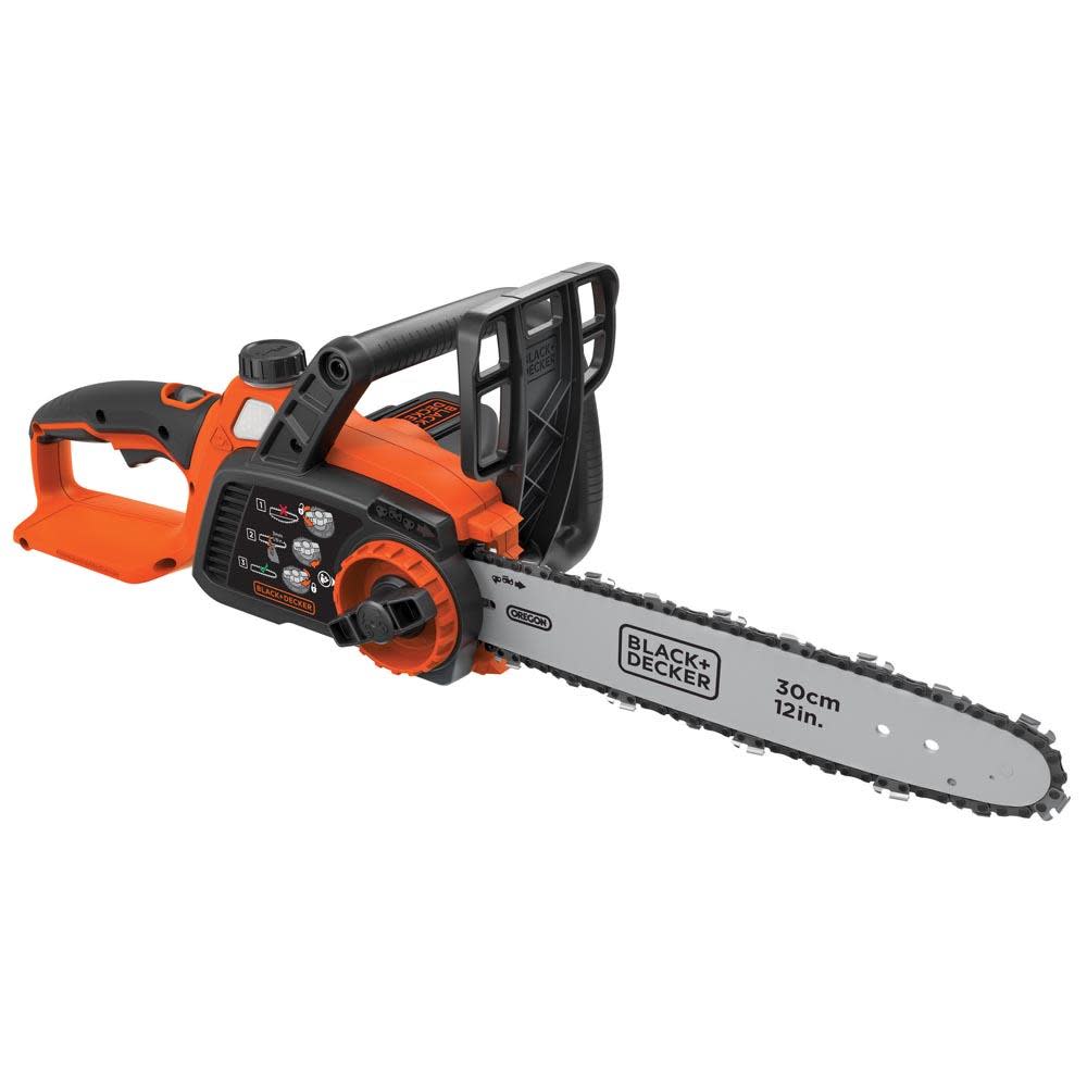 Black and Decker 40V Lithium Ion 12″ Cordless Electric Chainsaw Bare Tool - Flockneti