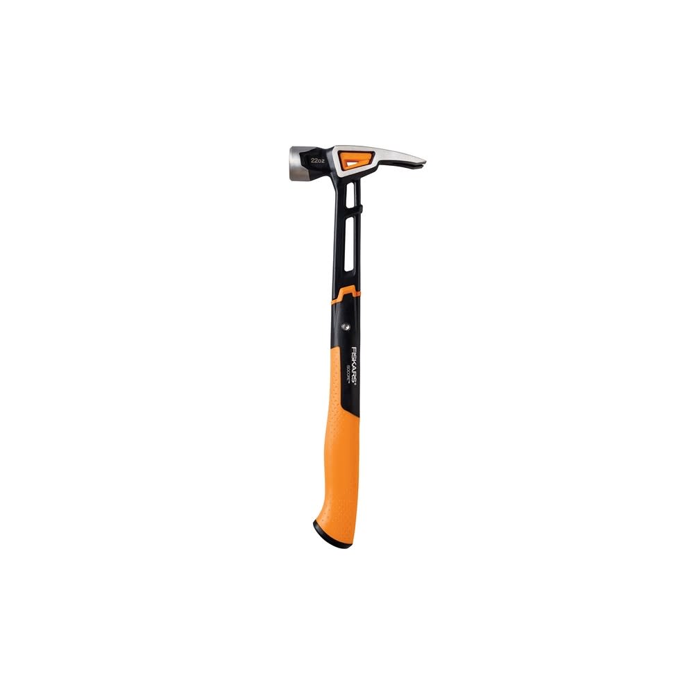 Fiskars Pro IsoCore 22oz 16″ Forged Steel Head Framing Hammer - Flockneti