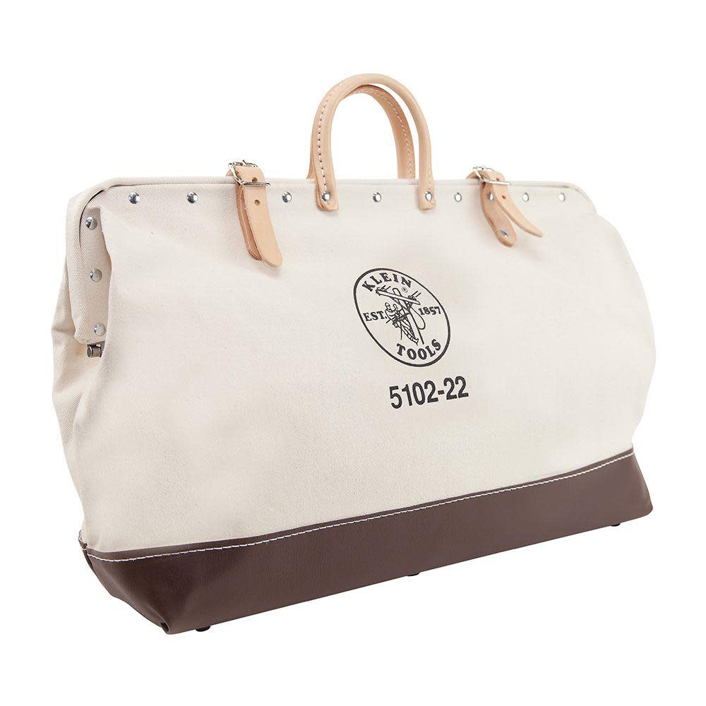 Klein Tools 22″ (559 mm) Canvas Tool Bag - Flockneti