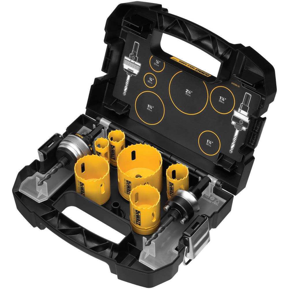 DEWALT Heavy-Duty Hole Saw Sets (D180001) - Flockneti