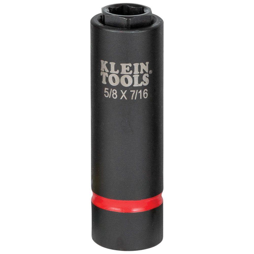 Klein Tools 2-in-1 Socket 5/8″ X 7/16″ 6 Pt - Flockneti
