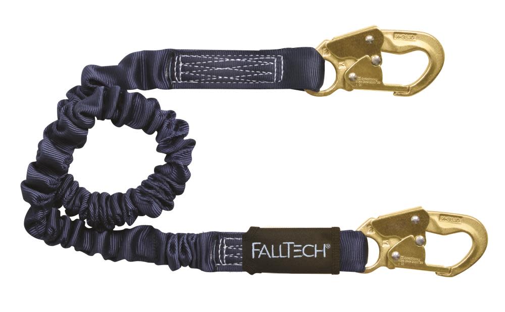 Falltech ElasTech 6 Ft. Shock Absorbing Lanyard - Flockneti