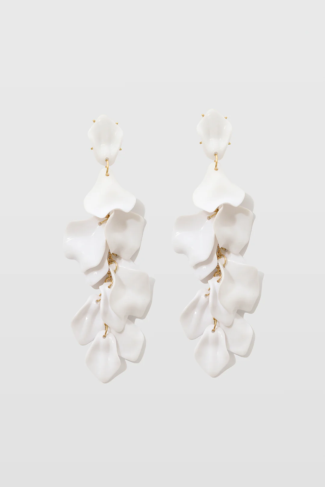 Orchid Petals Drop Earrings - Flockneti