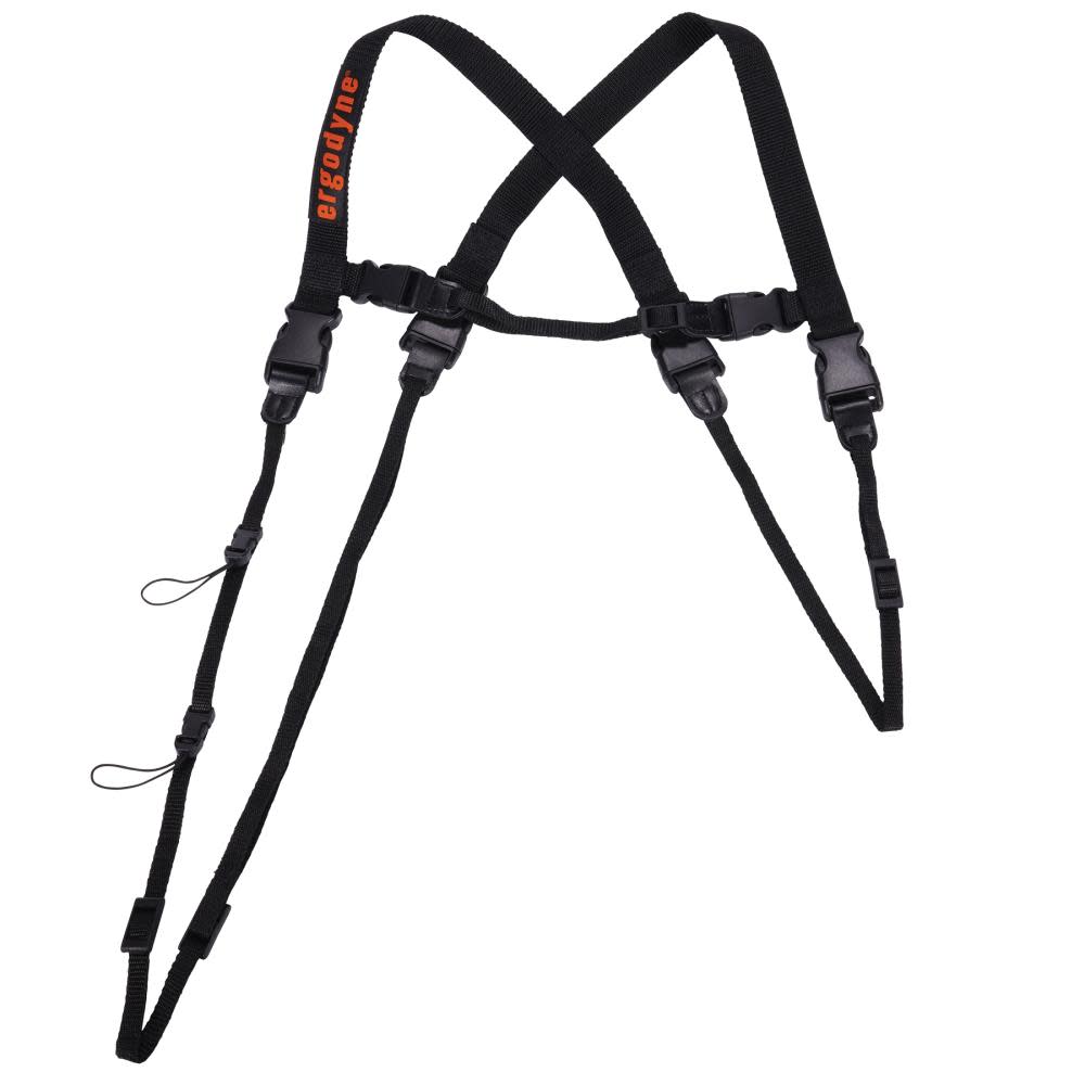 Ergodyne 3132 Barcode Scanner Lanyard Harness Large Black - Flockneti